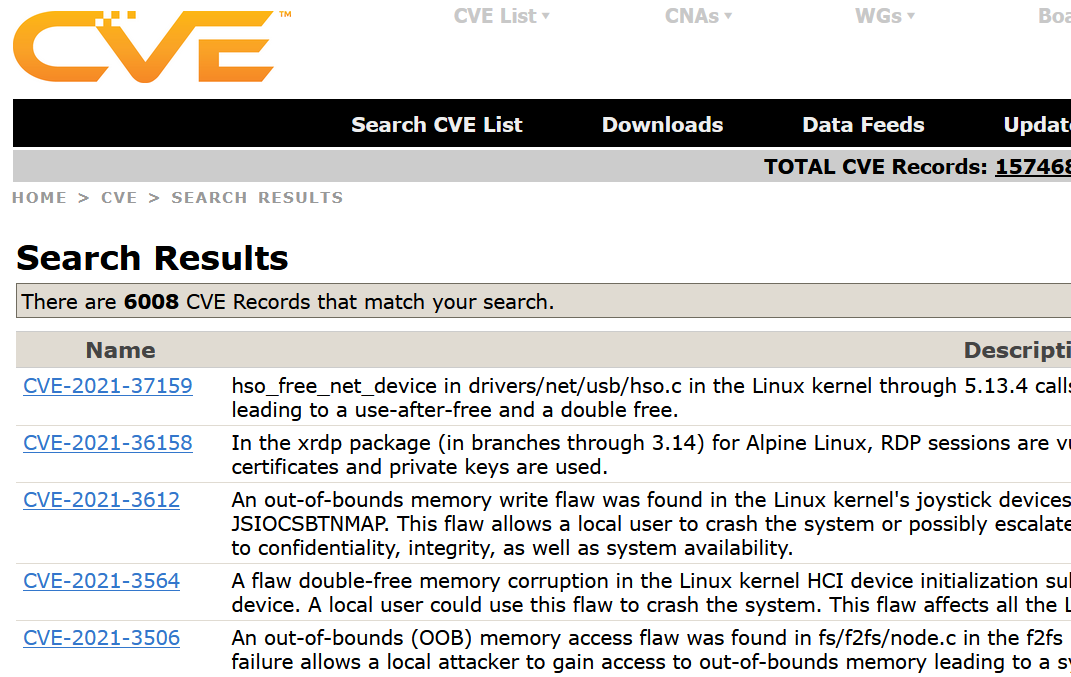 Linux CVEs