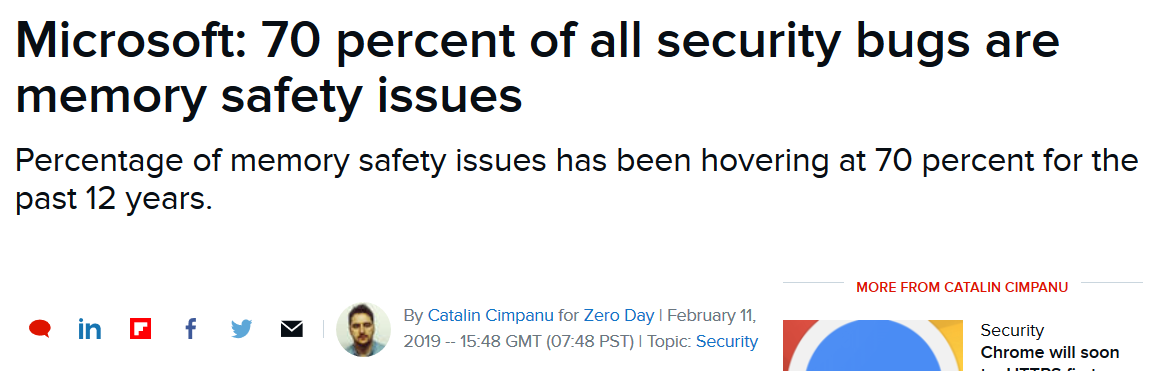 Microsoft memory bugs