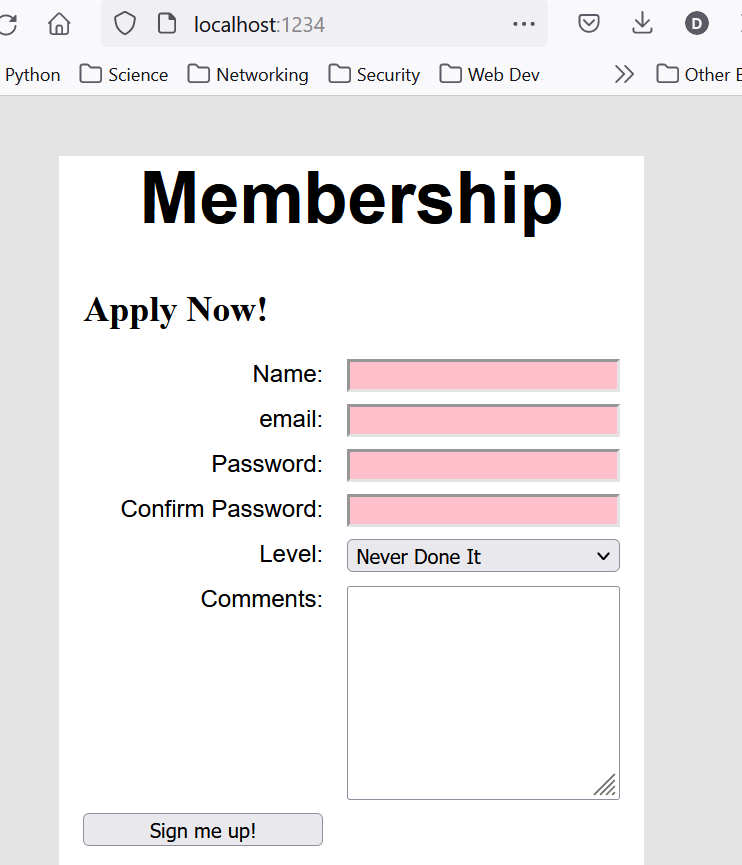 Membership Form